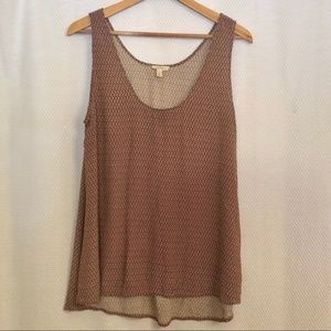 Soft Joie sleeveless print tank Medium